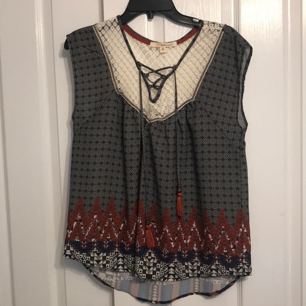 NWOT boho tank top